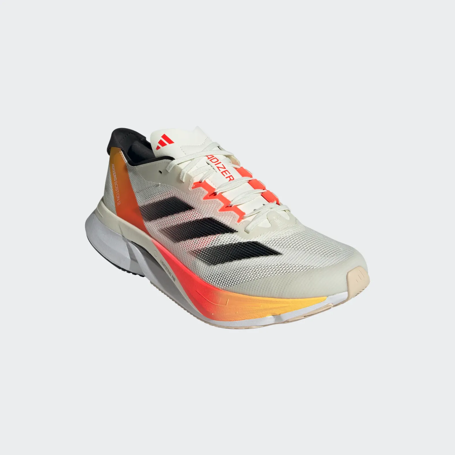 ADIDAS Adizero Boston 12 IVORY/BLACK/RED